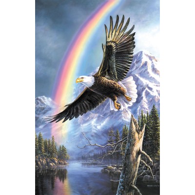 River Eagles a 1000 piece Jigsaw Puzzle by SunsOut for sale online 