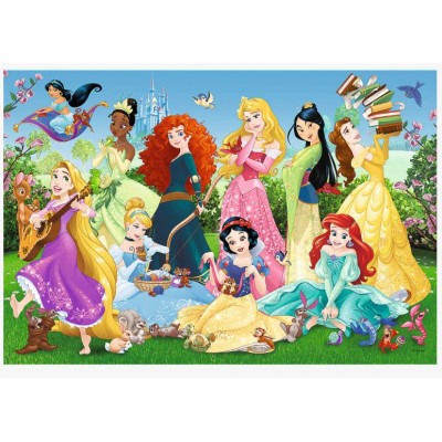 Multi-Colour Disney Princess Trefl Hide and Lakek Puzzle 100-Piece 