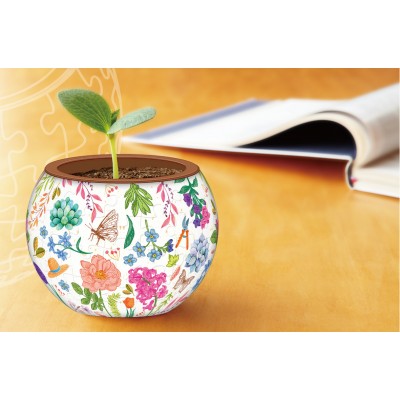 Pintoo puzzle sales flower pot