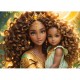 2 Puzzles - La Lune et le Soleil - Collection Mère et Fille