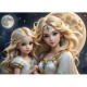 2 Puzzles - La Lune et le Soleil - Collection Mère et Fille