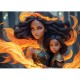 2 Puzzles - L'Eau et le Feu - Collection Mère et Fille
