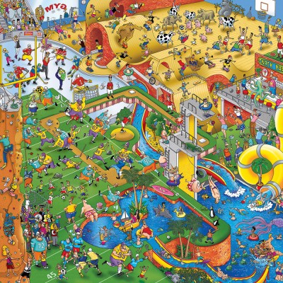 Puzzle Alipson-Puzzle-50038 Steve Skelton - Complexe de Sport