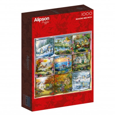 Puzzle Alipson-Puzzle-50044 Neun Jahreszeiten-Aufnäher
