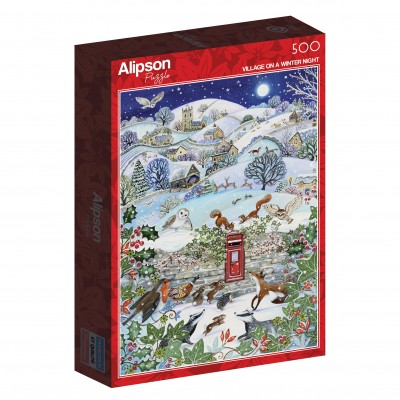 Puzzle Alipson-Puzzle-50053 Village on a Winter Night