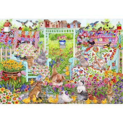 Puzzle Alipson-Puzzle-50090 Frühlings-Quilt