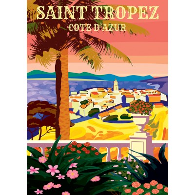 Puzzle Alipson-Puzzle-50109 St Tropez - Côte d'Azur