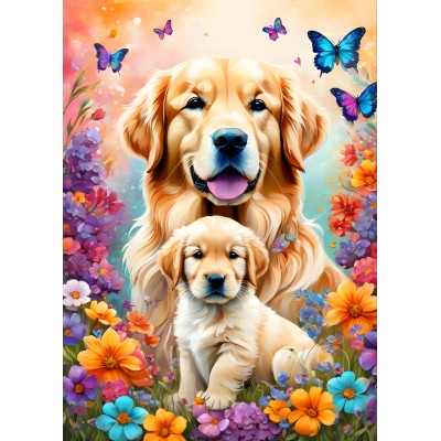 Puzzle Alipson-Puzzle-50125 Dogs - Maternal Love Collection