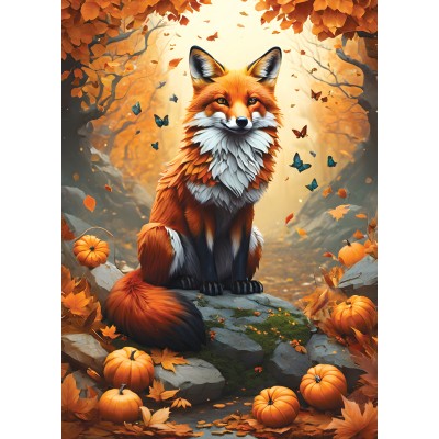 Puzzle Alipson-Puzzle-50127 Fox and Butterflies