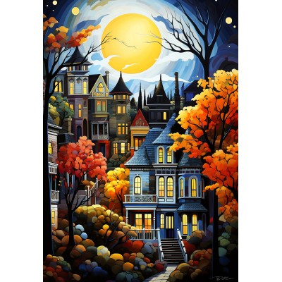 Puzzle Alipson-Puzzle-F-50092 Serene Village