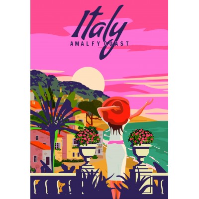 Puzzle Alipson-Puzzle-F-50112 Italie - Côte d'Amalfy