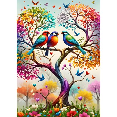 Puzzle Alipson-Puzzle-F-50141 Rainbow Tree