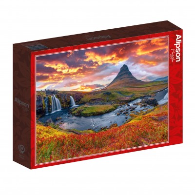 Puzzle Alipson-Puzzle-F-50179 Kirkjufellsfoss-Wasserfall - Island