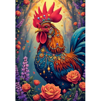Puzzle Alipson-Puzzle-F-50249 Der Geheime Garten des Hahns