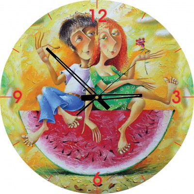 2Art-Puzzle-4291 Puzzle Clock - I Love You...