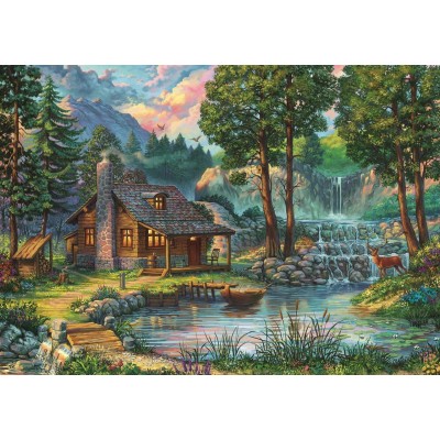 Puzzle Art-Puzzle-4223 Maison de Conte de Fée