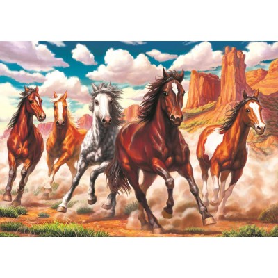 Puzzle Art-Puzzle-4224 Running Wild im Valley