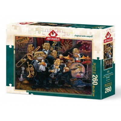Puzzle Art-Puzzle-4273 The Orchestra of Louis Armstrong