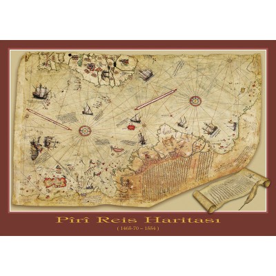 Puzzle Art-Puzzle-4308 La Carte de Piri Reis