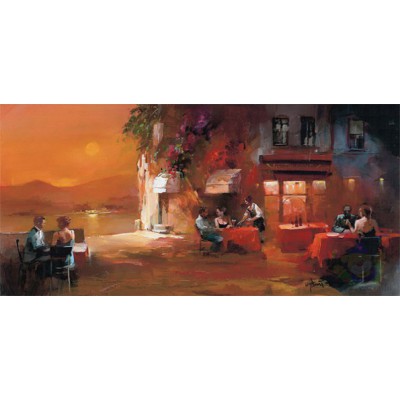 Puzzle Art-Puzzle-4316 Willem Haenraets: Dinner for Two
