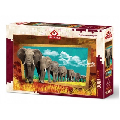 Puzzle Art-Puzzle-4373 Elefanten