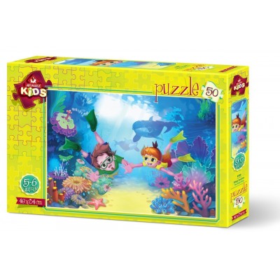 Puzzle Art-Puzzle-4499 XXL Teile - The Diver Kids