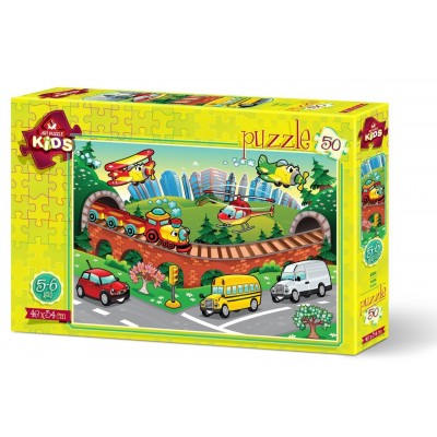 Puzzle Art-Puzzle-4504 XXL Teile - Der Verkehr