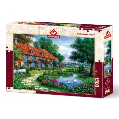 Puzzle Art-Puzzle-4551 Der Garten