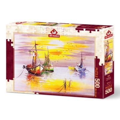 Puzzle Art-Puzzle-4578 Abendsonne