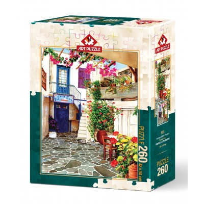 Puzzle Art-Puzzle-4581 Flower Courtyard