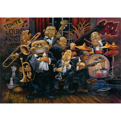 Puzzle Art-Puzzle-4607 Bill Bell: Louis Armstrong