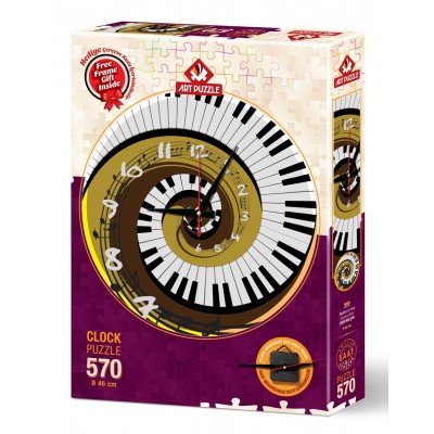 Art-Puzzle-5006 Puzzle-Uhr - Rhythm of Time