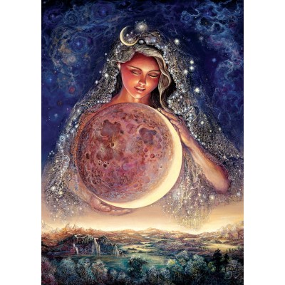 Art-Puzzle-5011 Néon Puzzle - Josephine Wall - Mondgöttin