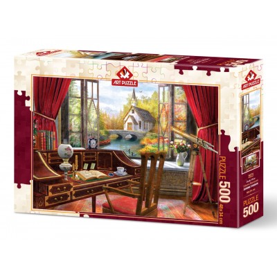 Puzzle Art-Puzzle-5074 Paysage de Travail
