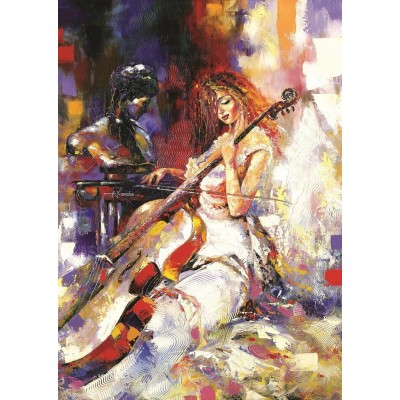 Puzzle Art-Puzzle-5088 Der Cellist