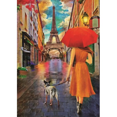 Puzzle Art-Puzzle-5089 Freundschaft im Regen