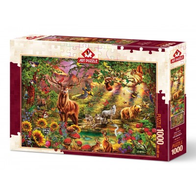Puzzle Art-Puzzle-5176 Enchanted Forest