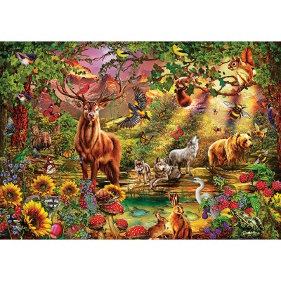 Puzzle Art-Puzzle-5176 Forêt Enchantée