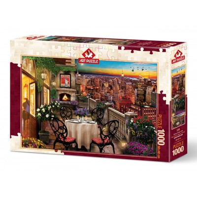 Puzzle Art-Puzzle-5184 Abendessen in New York