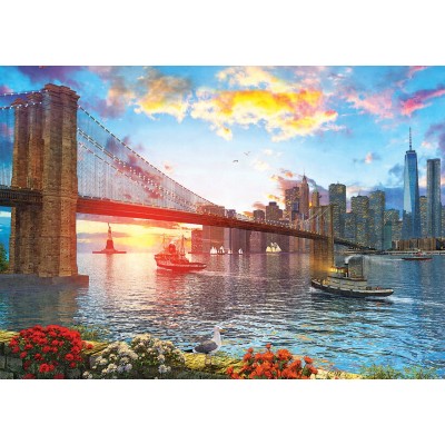 Puzzle Art-Puzzle-5185 Sonnenuntergang in New York