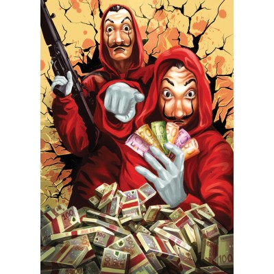 Puzzle Art-Puzzle-5195 Der perfekte Plan - Haus des Geldes