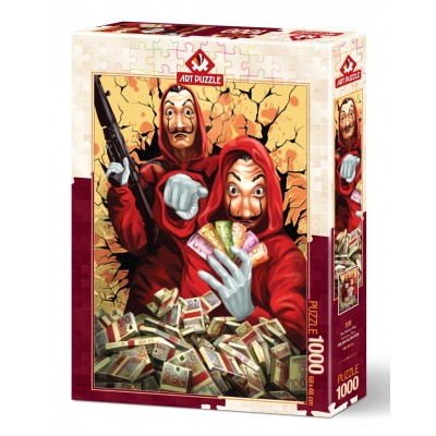 Puzzle Art-Puzzle-5195 Der perfekte Plan - Haus des Geldes