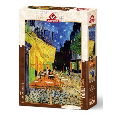 Puzzle Art-Puzzle-5210 Vincent Van Gogh - Café Terrace at Night, 1888