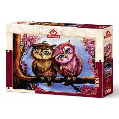 Puzzle Art-Puzzle-5211 Owls in Love