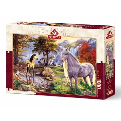 Puzzle Art-Puzzle-5215 Hidden Horses