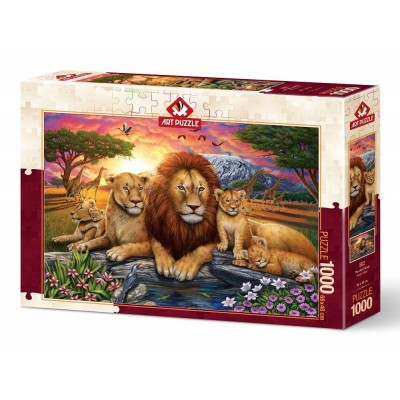 Puzzle Art-Puzzle-5221 Lion Family
