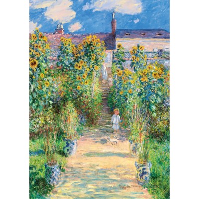 Puzzle Art-Puzzle-5251 Claude Monet, Der Monet Garten in Vétheuil, 1881