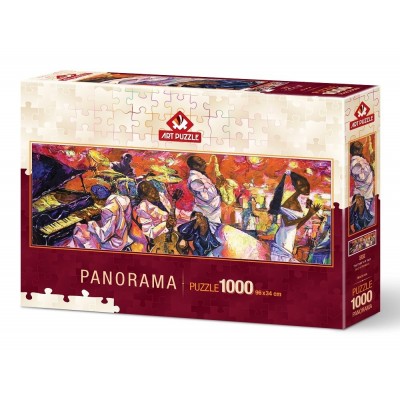 Puzzle Art-Puzzle-5352 Panorama - The Colors of Jazz