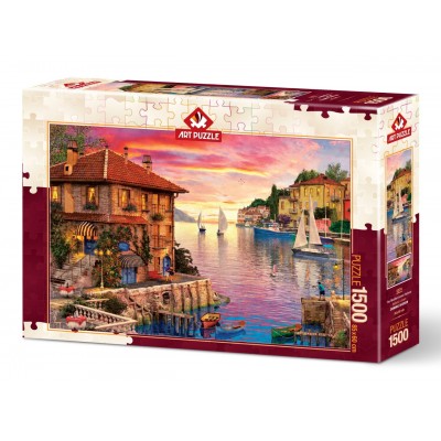 Puzzle Art-Puzzle-5374 Mediterranean Port