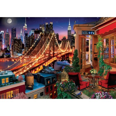 Puzzle Art-Puzzle-5376 Terrasse Brooklyn